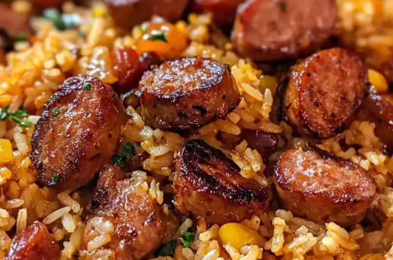 Cajun Sausage and Rice Skillet