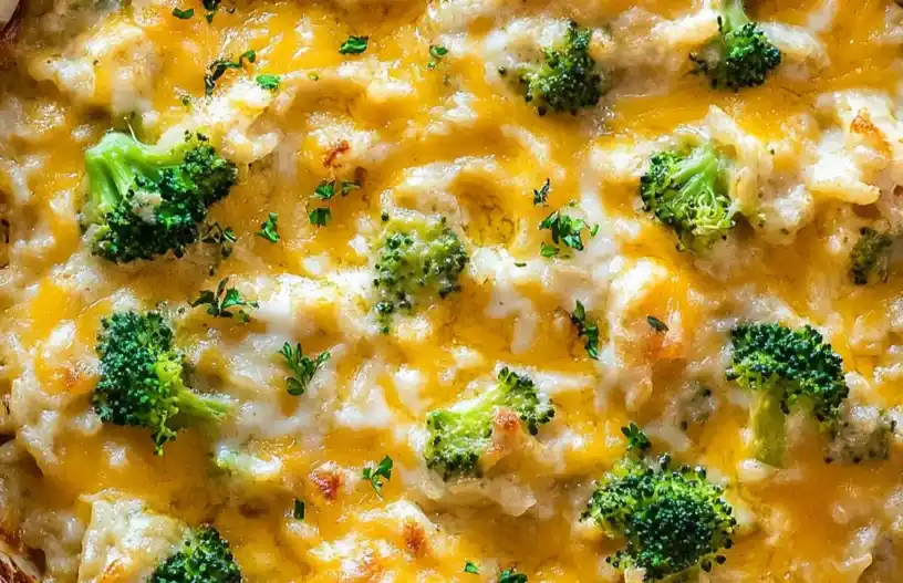Creamy Chicken Broccoli Rice Casserole Recipe