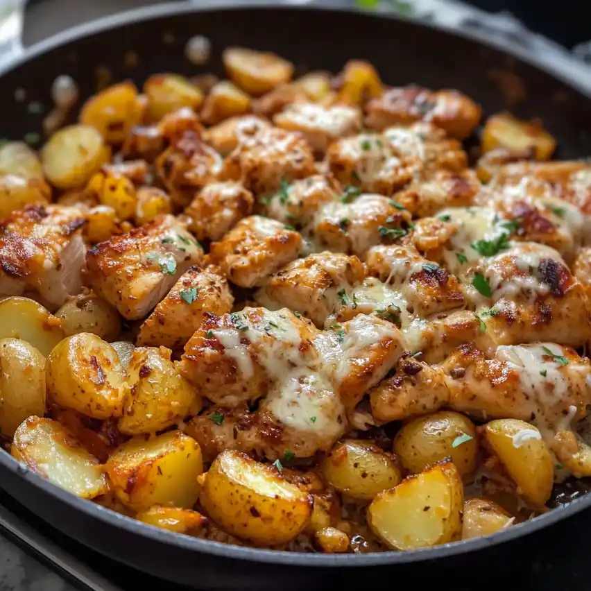 Garlic Parmesan Chicken and Potatoes