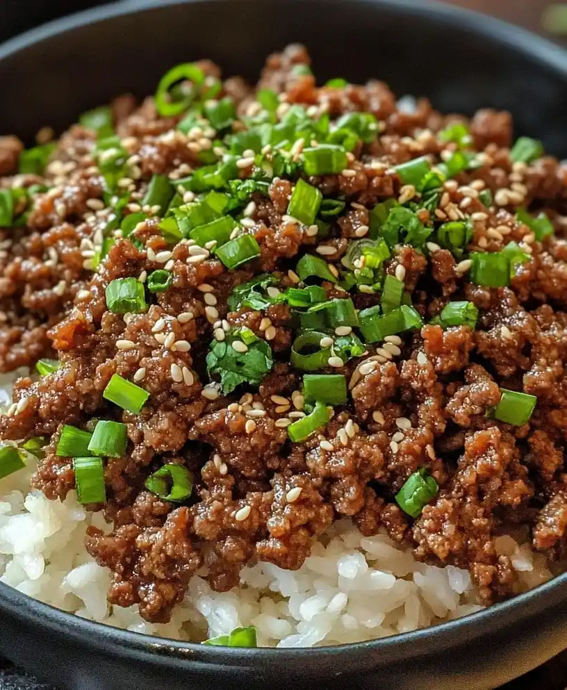 Easy Korean Beef Bowl Recipe
