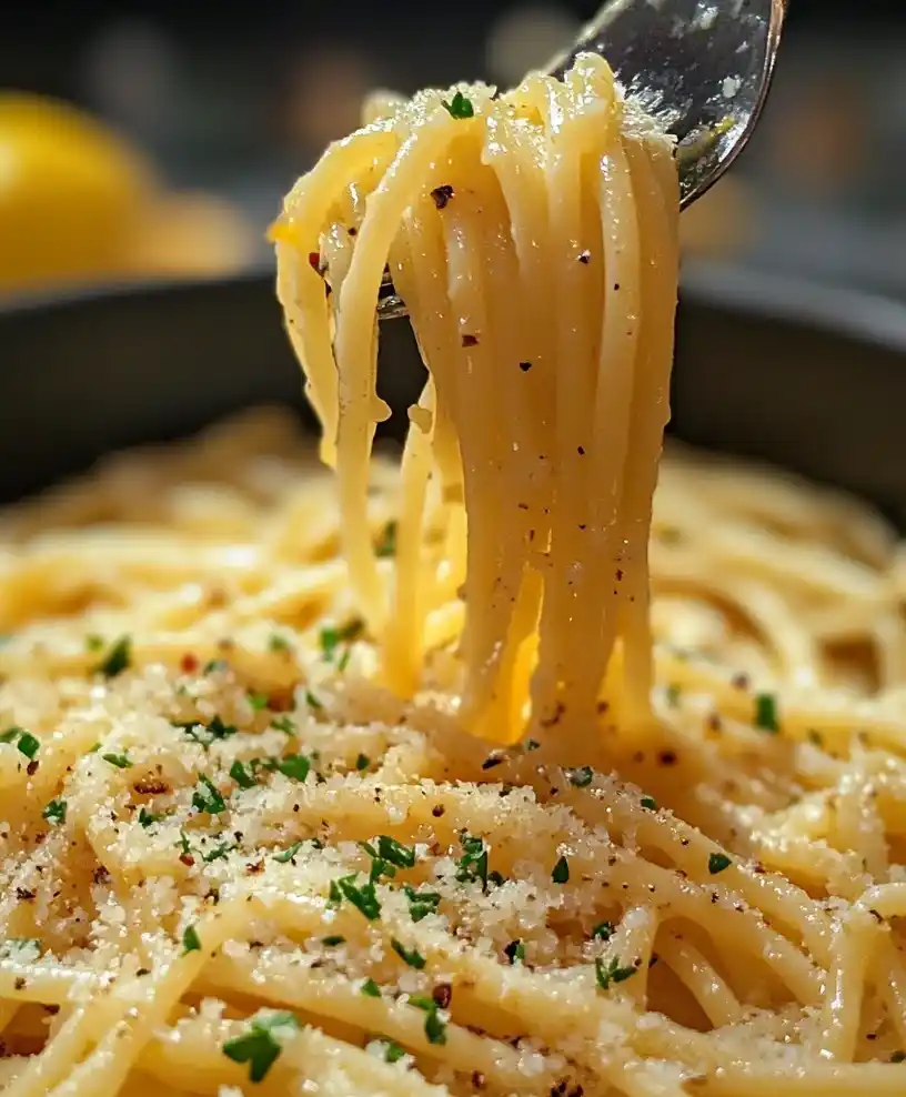 Lemon Garlic Parmesan Pasta Recipe
