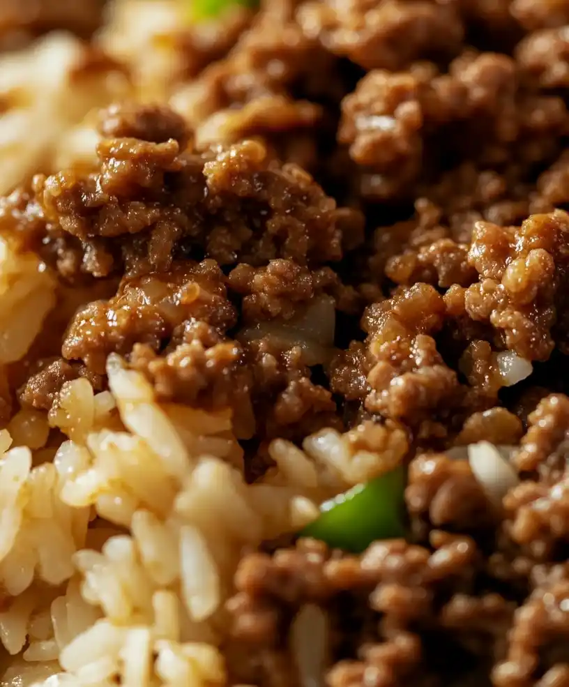 Ground Beef and Rice Skillet Recipe