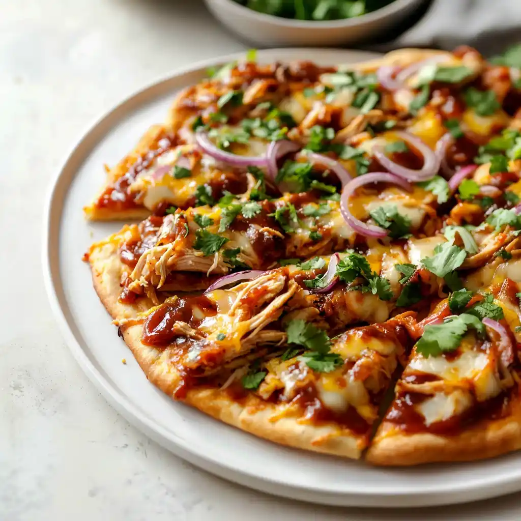 BBQ Chicken Flatbread Recipe