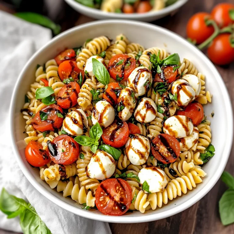 Caprese pasta salad