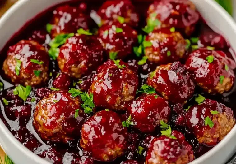 Quick Christmas Cranberry Meatballs for Festive Gatherings