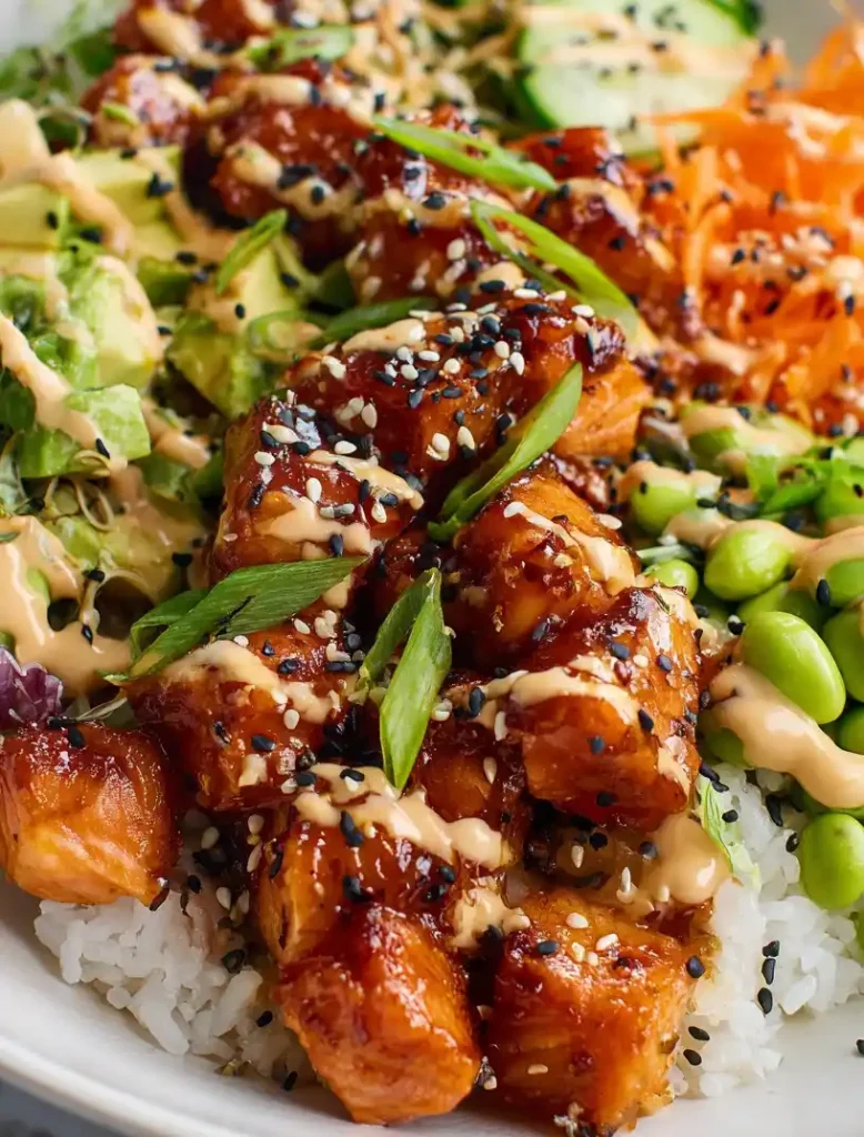 spicy salmon bowl recipe