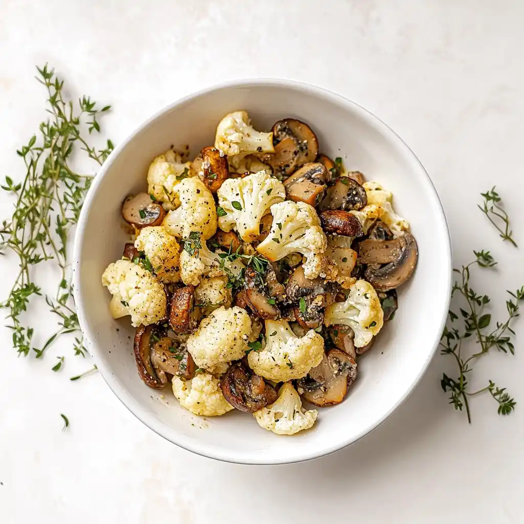 Mushroom Cauliflower Skillet