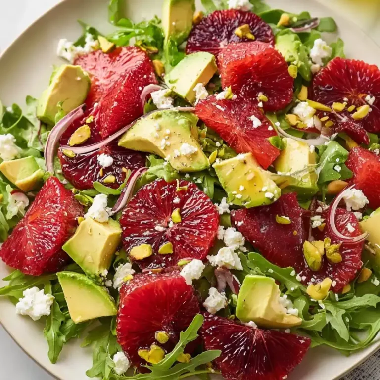 blood orange avocado salad