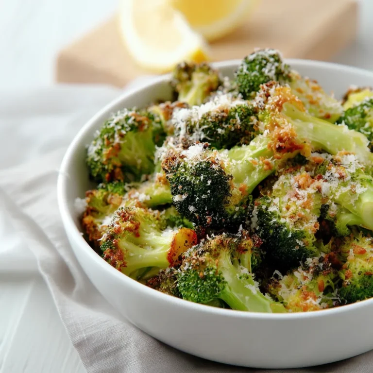 parmesan crusted broccoli