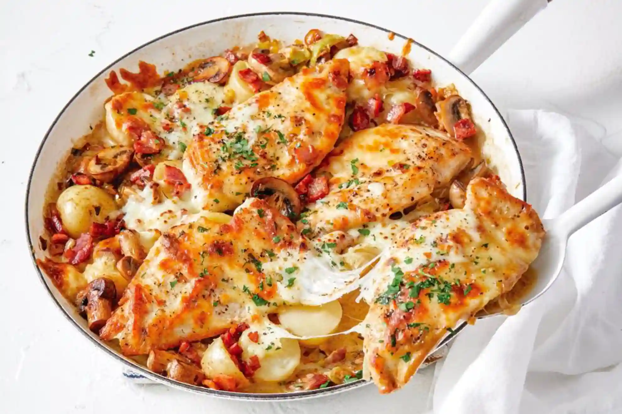 cheesy bacon chicken breast