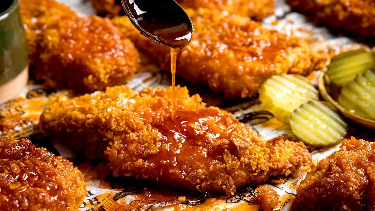 crispy hot honey chicken