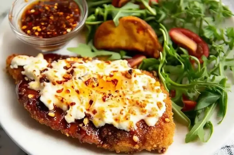 Crispy Hot Honey Feta Chicken Recipe