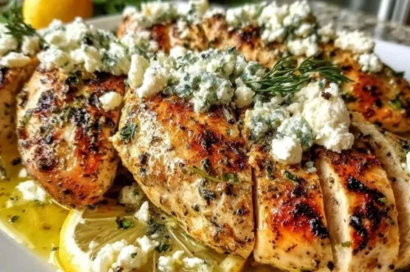 Greek Chicken with Lemon and Feta