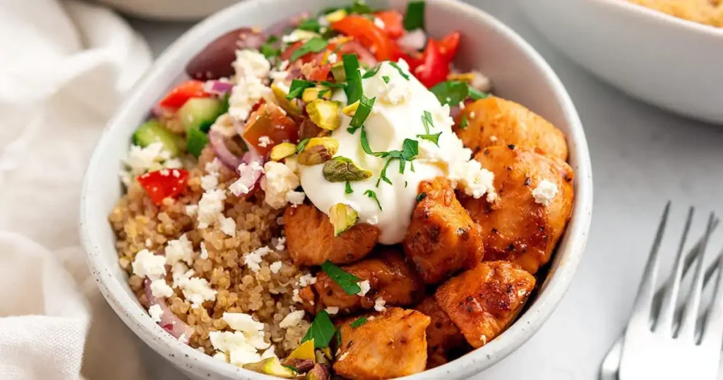 greek chicken bowl recipe