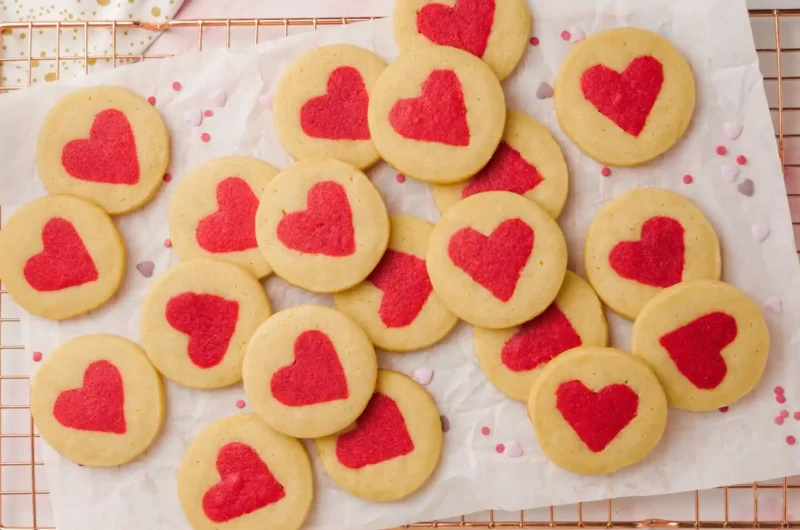 Valentine’s Day Slice and Bake Cookies