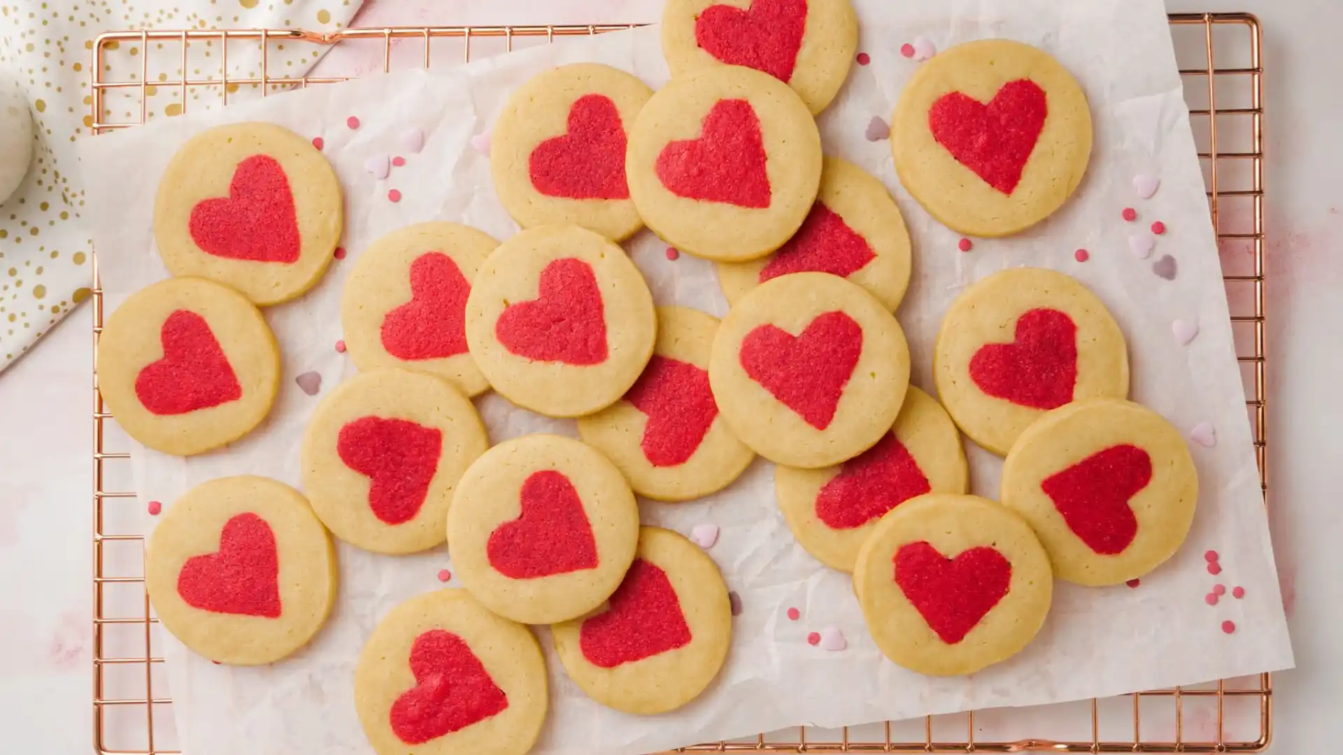 Valentine’s Day slice and bake cookies