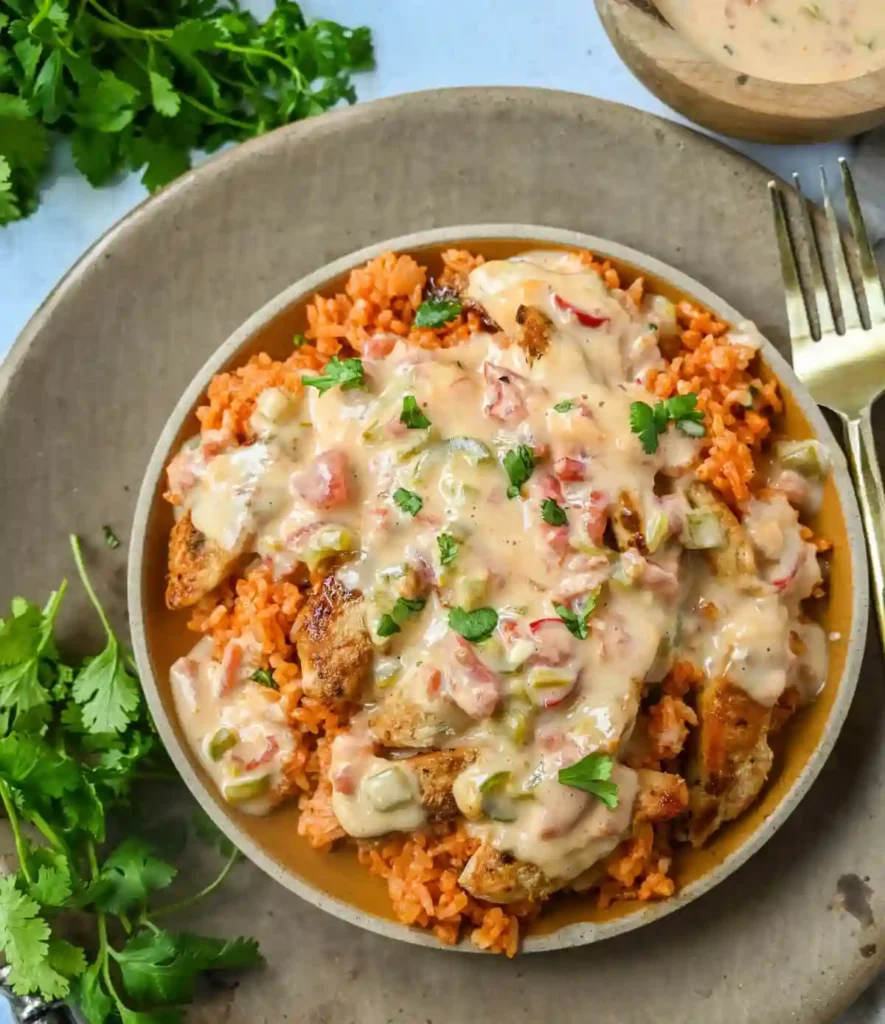 creamy queso chicken recipe