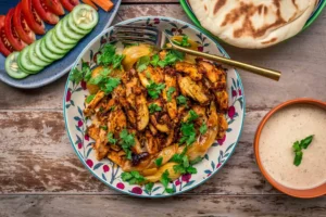 oven roasted chicken shawarma