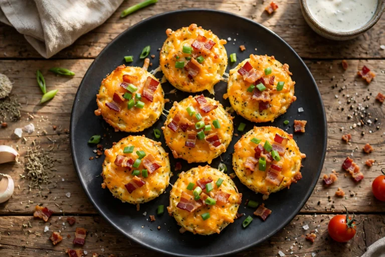 Bacon Ranch Baked Egg Bites
