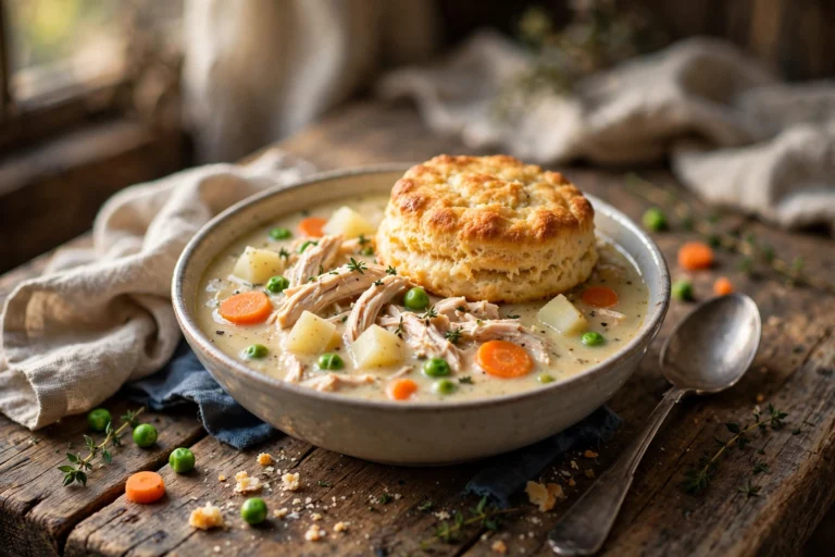 Chicken Pot Pie Soup (All the Comfort, One Pot)