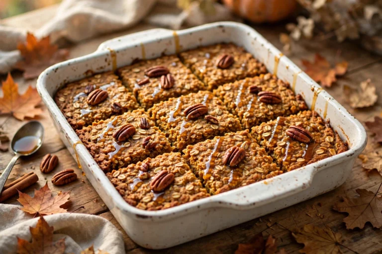 Pumpkin Spice Baked Oatmeal (Cozy Make-Ahead Breakfast)