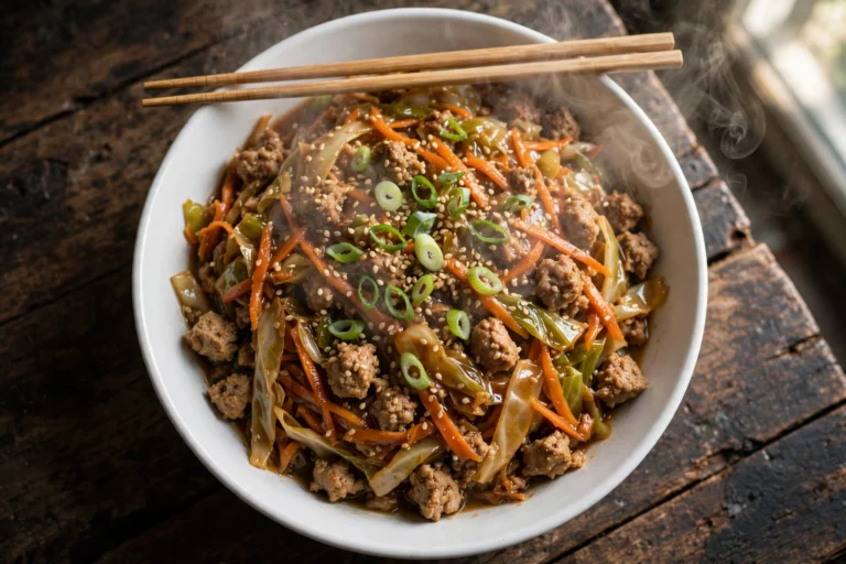 Turkey Egg Roll in a Bowl (20-Minute Skillet)