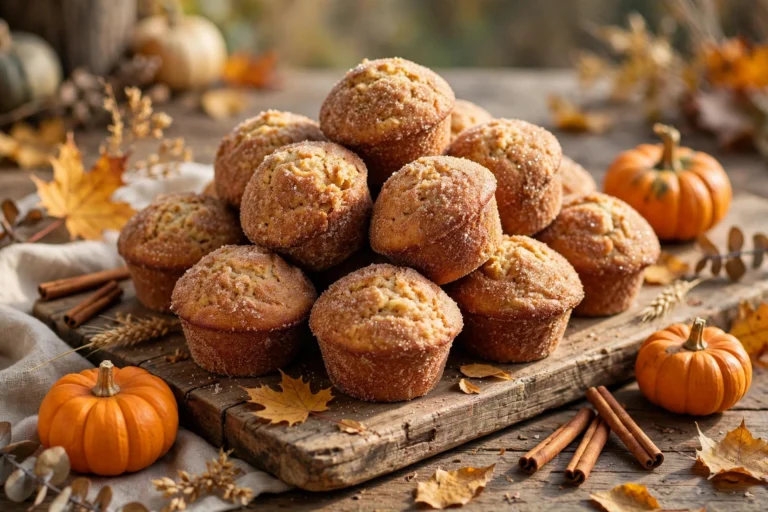 Apple Cider Donut Muffins (Soft, Spiced & Sugared)
